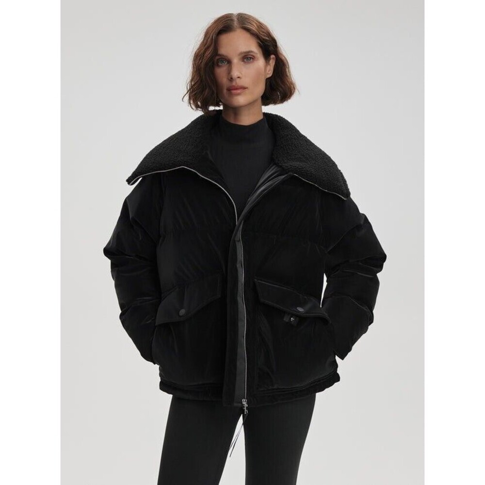 Varley Roseville Down Jacket Puffer Black Small MSRP $398 - Picture 2 of 9